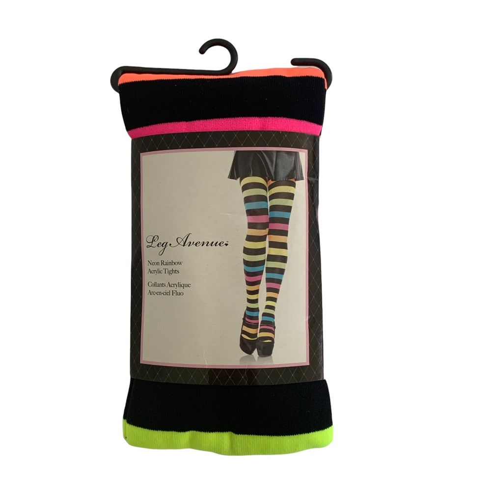 Leg avenue rainbow neon acrylic tights
